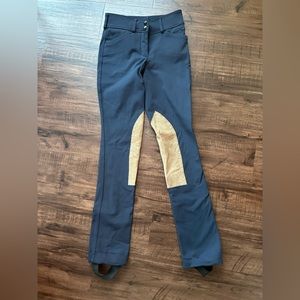 R.J. Classics kids Collette Grey Label Jodhpur - 12 Long - Navy - worn o…